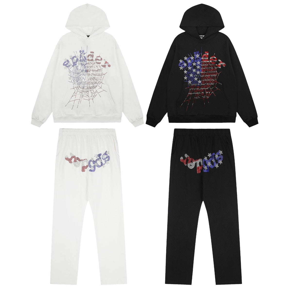 Sp5der Rhinestone Web Graphic Matching Set ¡ª comparison