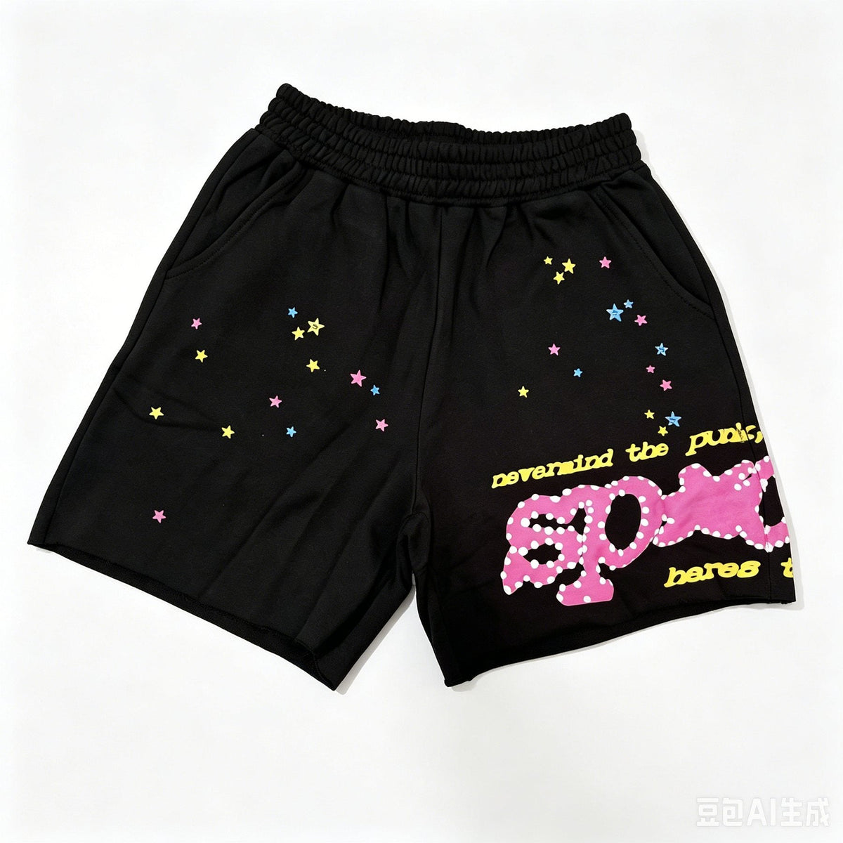 Sp5der Star & Spider Graphic Short-Sleeve Set ¡ª front