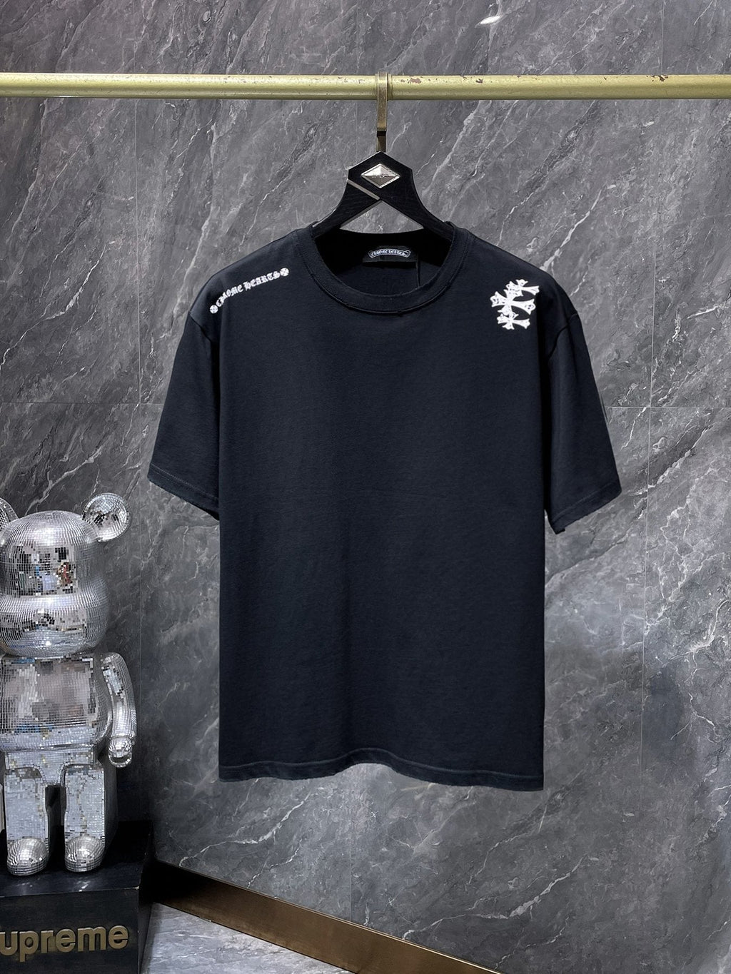 Chrome Hearts Cross Graphic Short-Sleeve T-Shirt ¡ª front