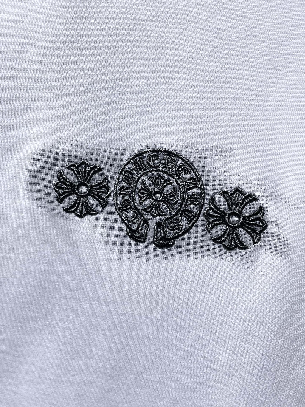 Chrome Hearts Gothic Floral Graphic T-Shirt ¡ª detail