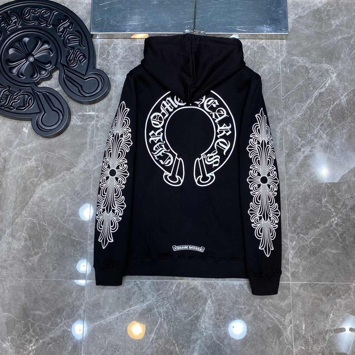 Chrome Hearts Horseshoe Graphic Zip Hoodie ¡ª back