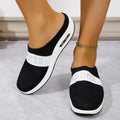 Women's Breathable Mesh Slip-On Sneakers – Lightweight Flat Shoes