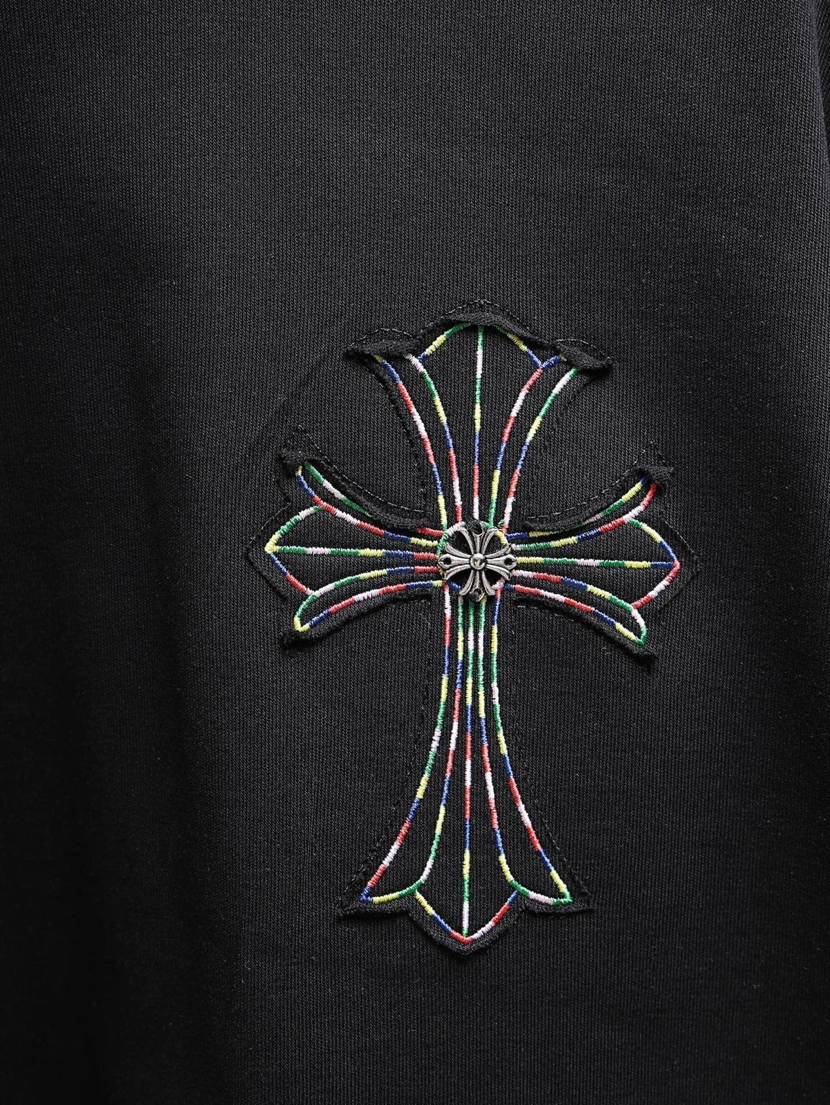 Chrome Hearts Ornate Cross Graphic T-Shirt ¡ª detail